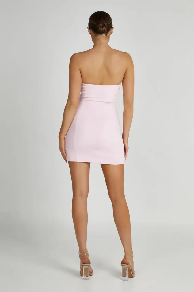 Meshki Wedding Guests Brooks Rose Mini Dress 8211 Blush Pink Blushpink 8211 Women