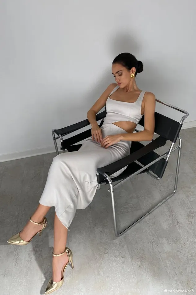 Meshki Wedding Guests Gianna Maxi Dress 8211 Silver Silver 8211 Women