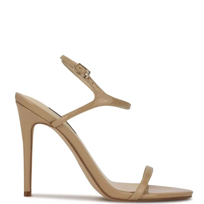 Miami Ankle Strap Sandals Light Natural Women Nine West Dress