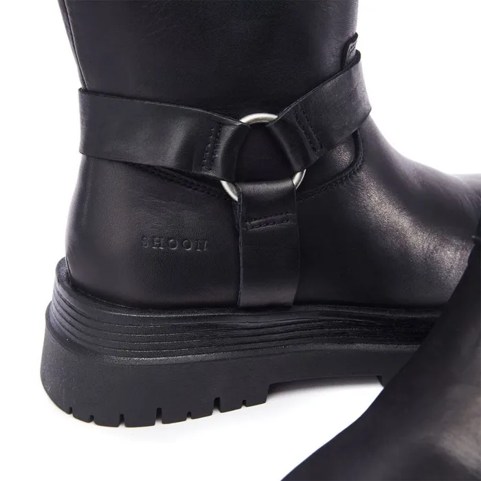MidCalf Boots Women Moda In Pelle Shoon Sh Orleton Black Leather