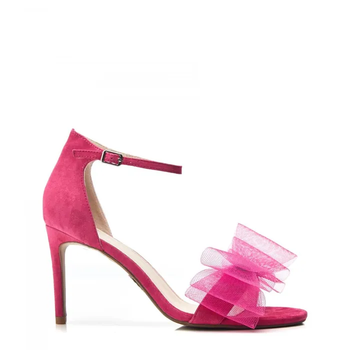 Mid Heel Shoes Women Moda In Pelle Raeleigh Raspberry Suede