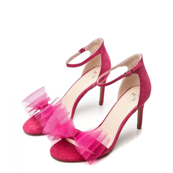 Mid Heel Shoes Women Moda In Pelle Raeleigh Raspberry Suede