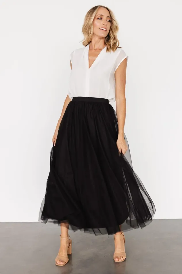 Mila Tulle Skirt Black Women Baltic Born Skirts Mila Tulle Skirt Black Women Baltic Born Skirts