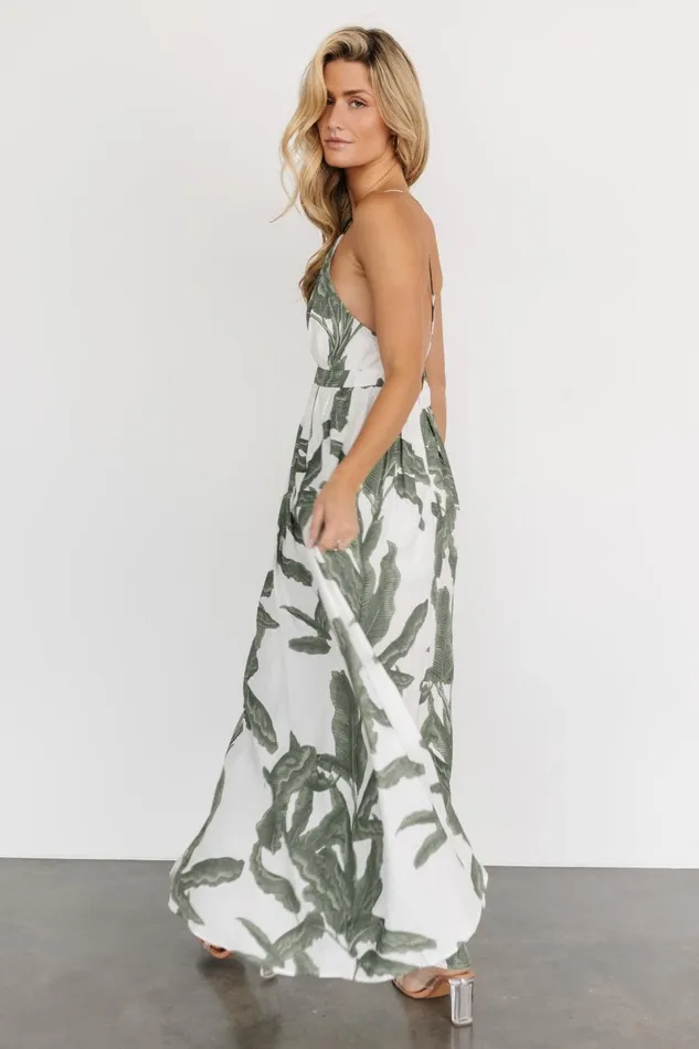 Miramar Maxi Dress Green Print Women Baltic Born Midi Dresses Miramar Maxi Dress Green Print Women Baltic Born Midi Dresses
