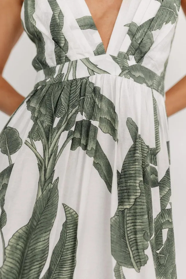 Miramar Maxi Dress Green Print Women Baltic Born Midi Dresses Miramar Maxi Dress Green Print Women Baltic Born Midi Dresses