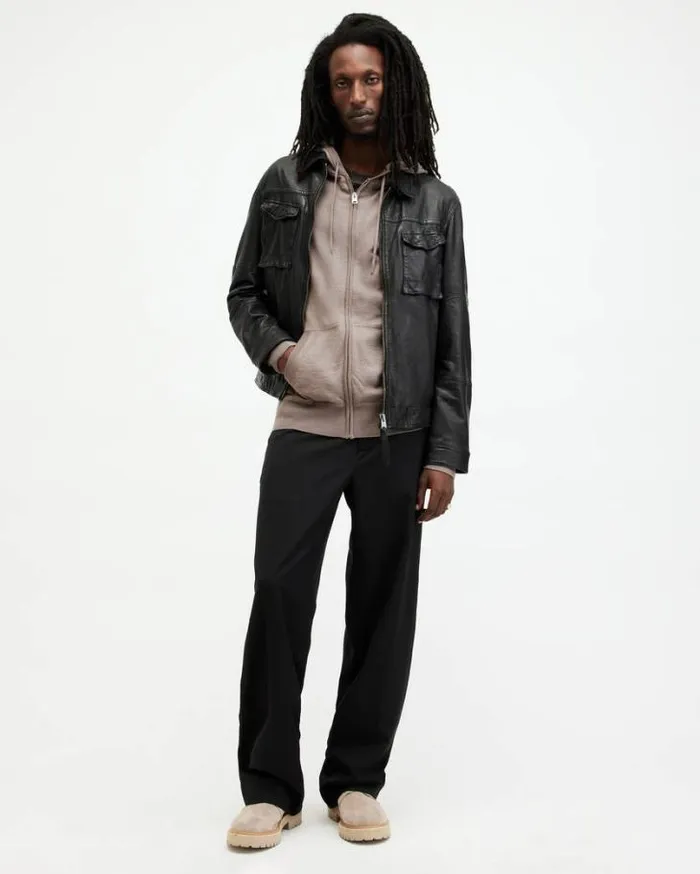 Mode Merino Zip Up Ramskull Hoodie Chestnut Taupe Men AllSaints Sweatshirts and Hoodies Mode Merino Zip Up Ramskull Hoodie Chestnut Taupe Men AllSaints Sweatshirts and Hoodies
