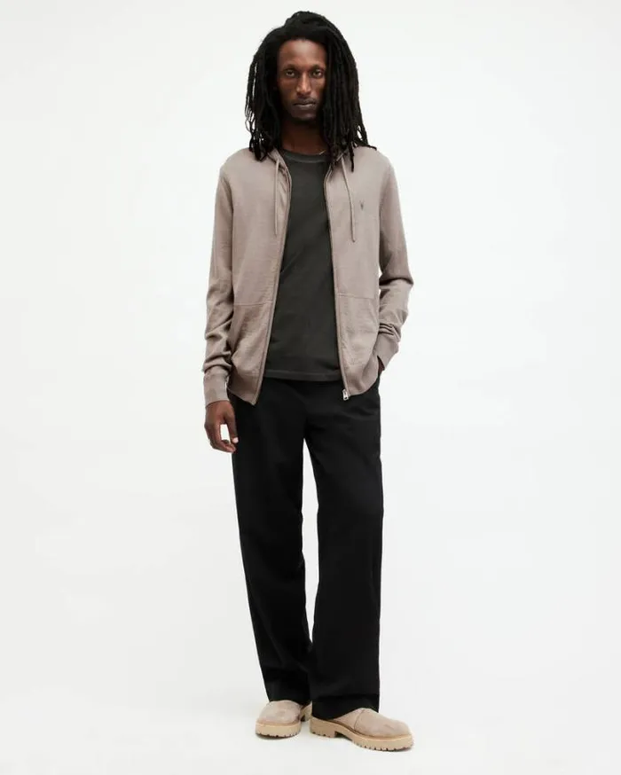 Mode Merino Zip Up Ramskull Hoodie Chestnut Taupe Men AllSaints Sweatshirts and Hoodies Mode Merino Zip Up Ramskull Hoodie Chestnut Taupe Men AllSaints Sweatshirts and Hoodies