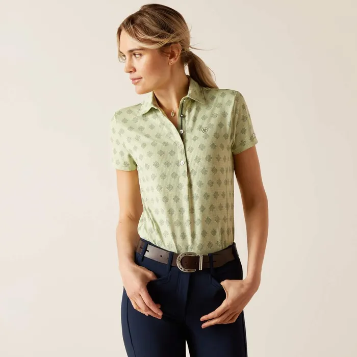 Motif Polo Laurel Green Geo Women Ariat TShirts and Tops