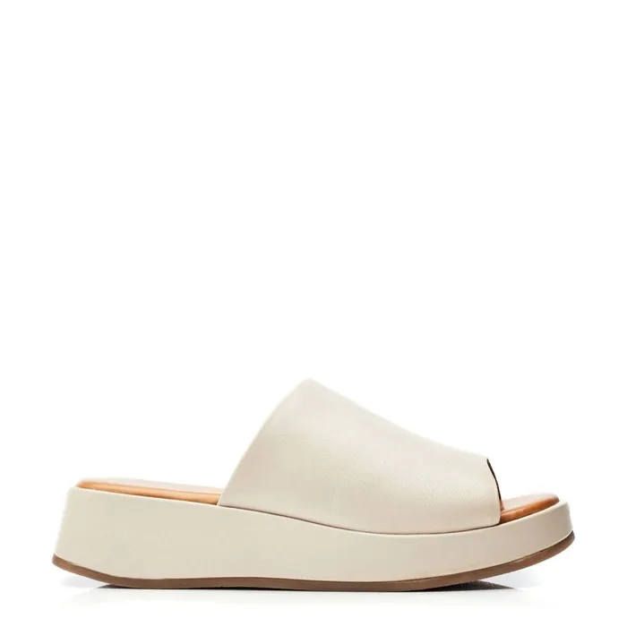 Mule Sandals Women Moda In Pelle Orolia Off White Leather
