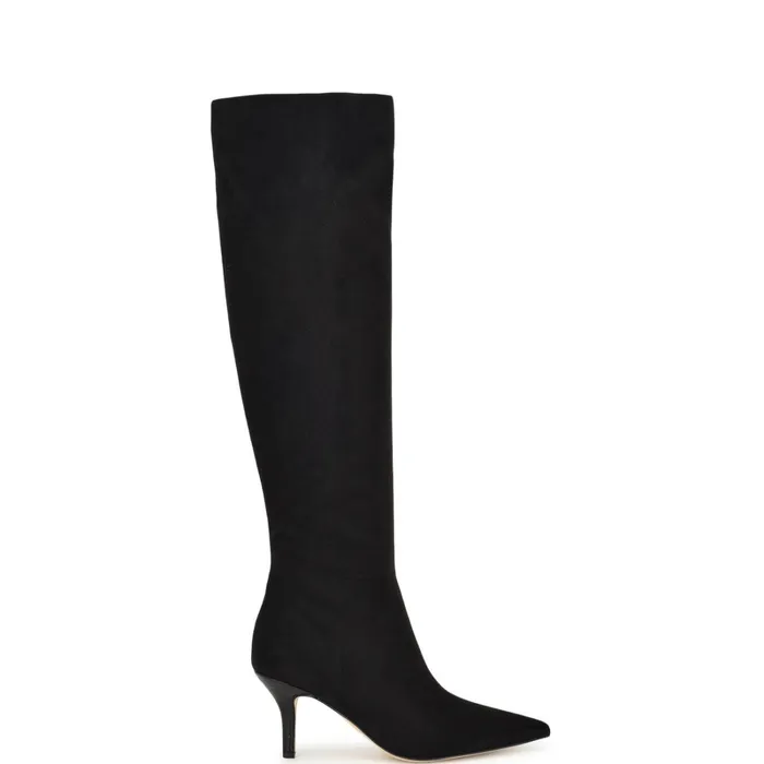 Myfin Dress Boots Black Women Nine West Boots and Booties