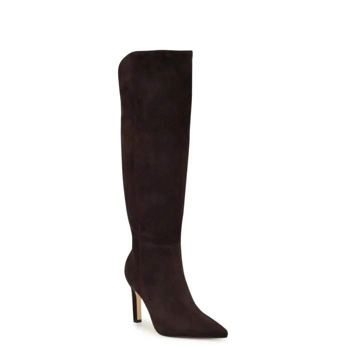Napts Dress Boots Dark Brown Women Nine West Boots and Booties