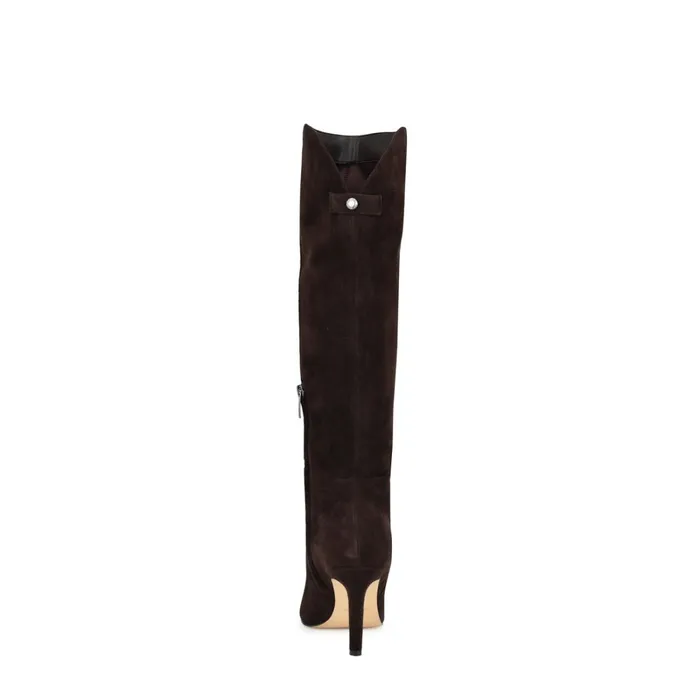 Napts Dress Boots Dark Brown Women Nine West Boots and Booties