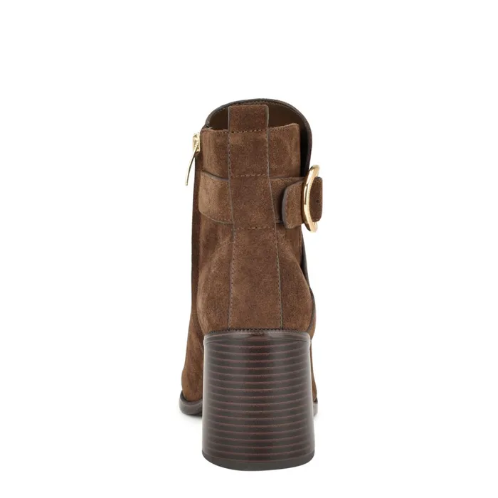 Needyou Dress Booties Dark Brown Women Nine West Boots and Booties