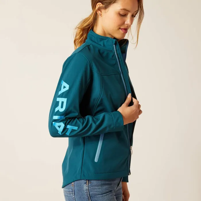 New Team Softshell Jacket Reflecting Pond Women Ariat Jackets and Vests New Team Softshell Jacket Reflecting Pond Women Ariat Jackets and Vests