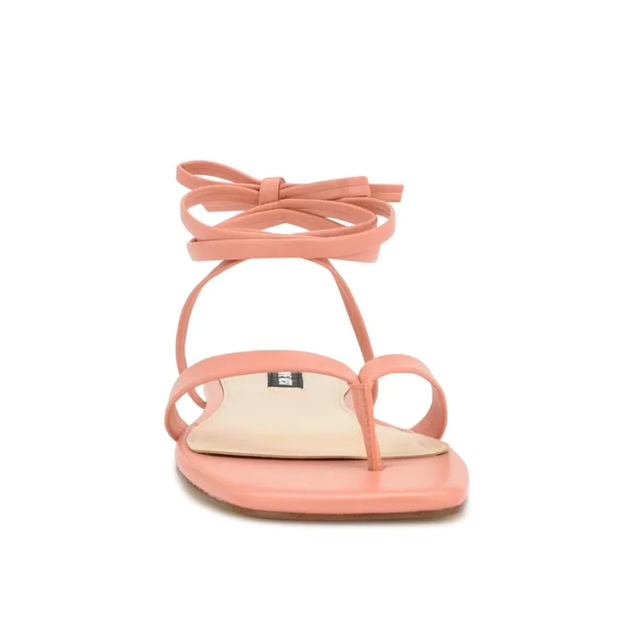 News Ankle Wrap Flat Sandals Peach Women Nine West Sandals News Ankle Wrap Flat Sandals Peach Women Nine West Sandals
