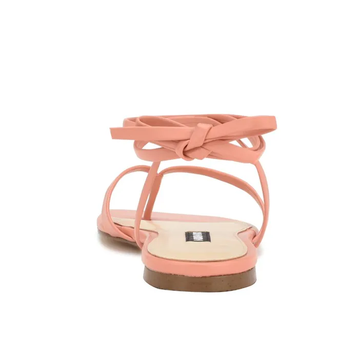 News Ankle Wrap Flat Sandals Peach Women Nine West Sandals News Ankle Wrap Flat Sandals Peach Women Nine West Sandals