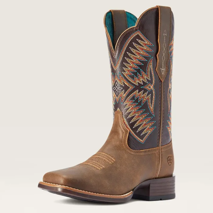 Odessa StretchFit Western Boot Fateful Brown Women Ariat Western Boots