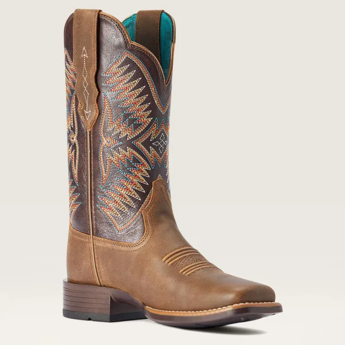Odessa StretchFit Western Boot Fateful Brown Women Ariat Western Boots