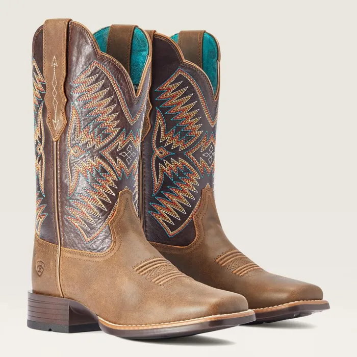 Odessa StretchFit Western Boot Fateful Brown Women Ariat Western Boots