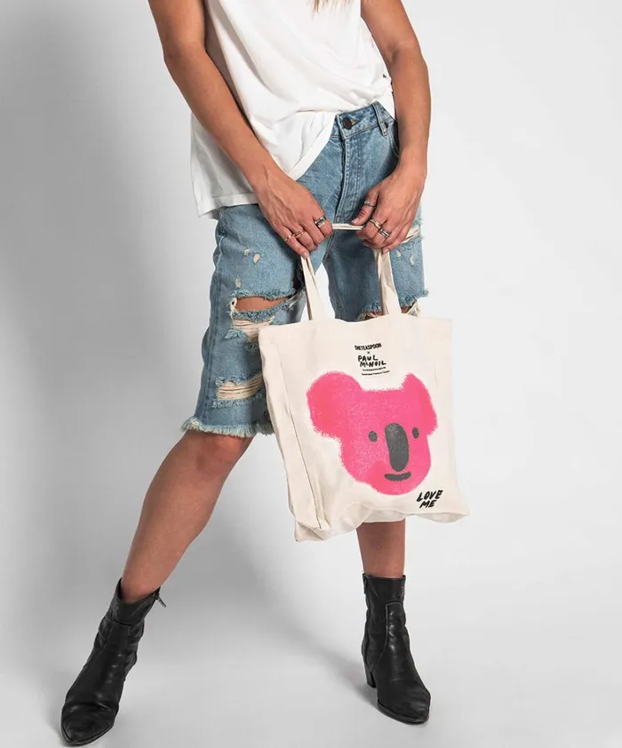 One Teaspoon Bags KOALA PREMIUM CANVAS TOTE 8211 Women One Teaspoon Bags KOALA PREMIUM CANVAS TOTE 8211 Women