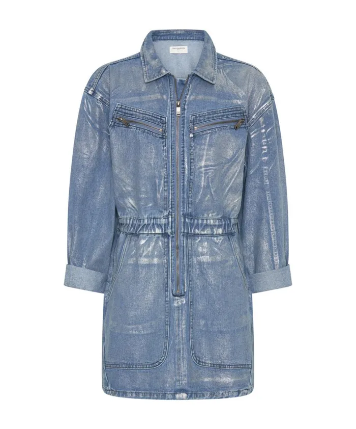 One Teaspoon Denim Dresses BLUE FUTURE OLIVIA DRESS 8211 Women One Teaspoon Denim Dresses BLUE FUTURE OLIVIA DRESS 8211 Women