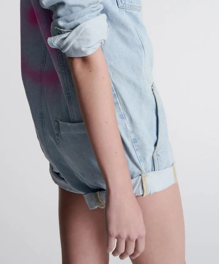 One Teaspoon Denim Jumpsuits BEST BLUE SMILEY CARGO PROPHECY JUMPSUIT 8211 Women One Teaspoon Denim Jumpsuits BEST BLUE SMILEY CARGO PROPHECY JUMPSUIT 8211 Women