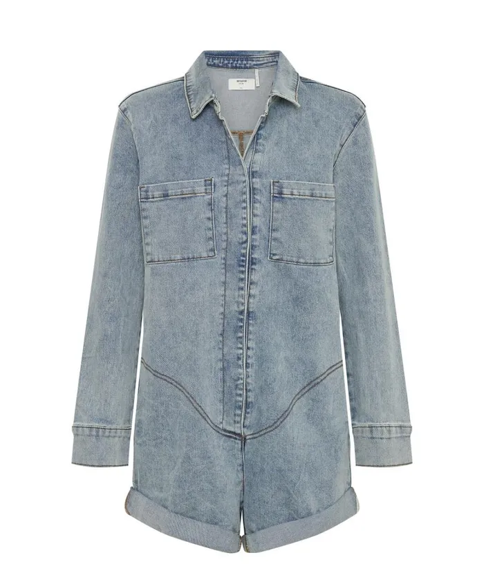 One Teaspoon Denim Jumpsuits HENDRIXE PROPHECY JUMPSUIT BLUE 8211 Women One Teaspoon Denim Jumpsuits HENDRIXE PROPHECY JUMPSUIT BLUE 8211 Women