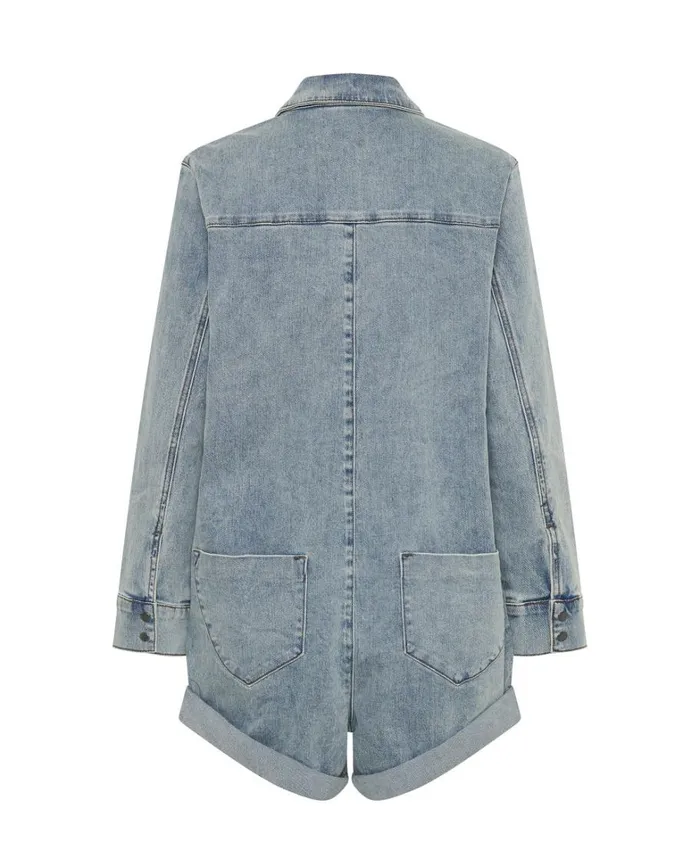 One Teaspoon Denim Jumpsuits HENDRIXE PROPHECY JUMPSUIT BLUE 8211 Women One Teaspoon Denim Jumpsuits HENDRIXE PROPHECY JUMPSUIT BLUE 8211 Women