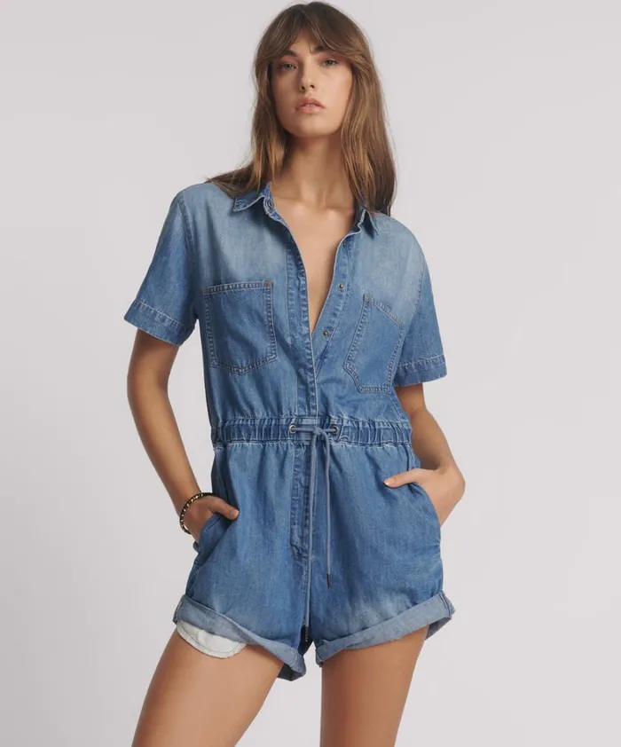 One Teaspoon Denim Jumpsuits PACIFICA BILLIE JUMPSUIT 8211 Women
