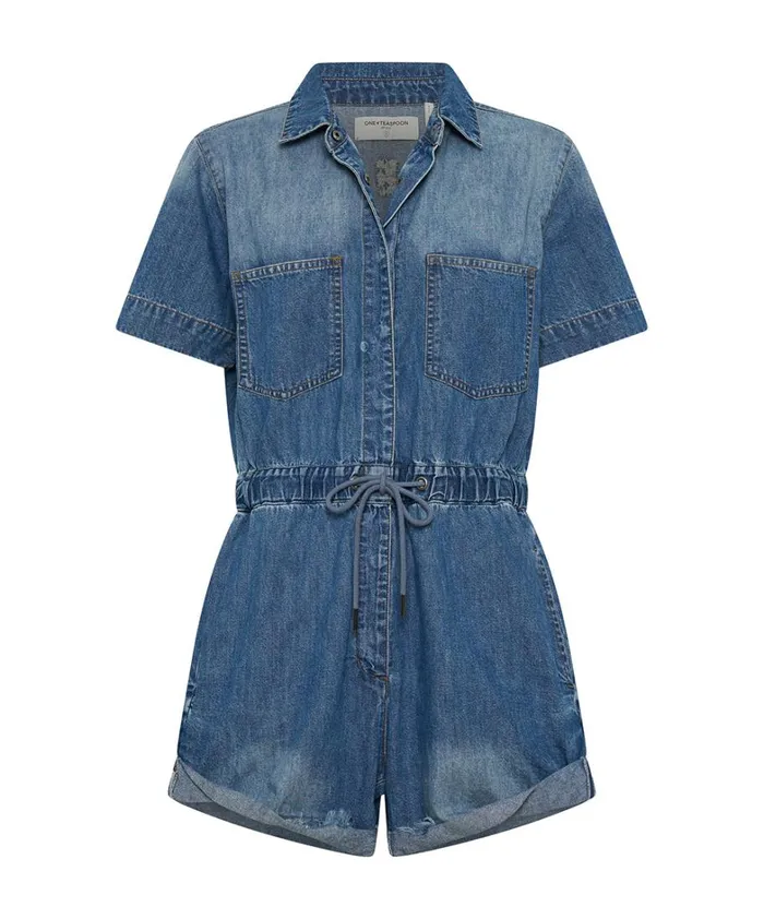 One Teaspoon Denim Jumpsuits PACIFICA BILLIE JUMPSUIT 8211 Women One Teaspoon Denim Jumpsuits PACIFICA BILLIE JUMPSUIT 8211 Women