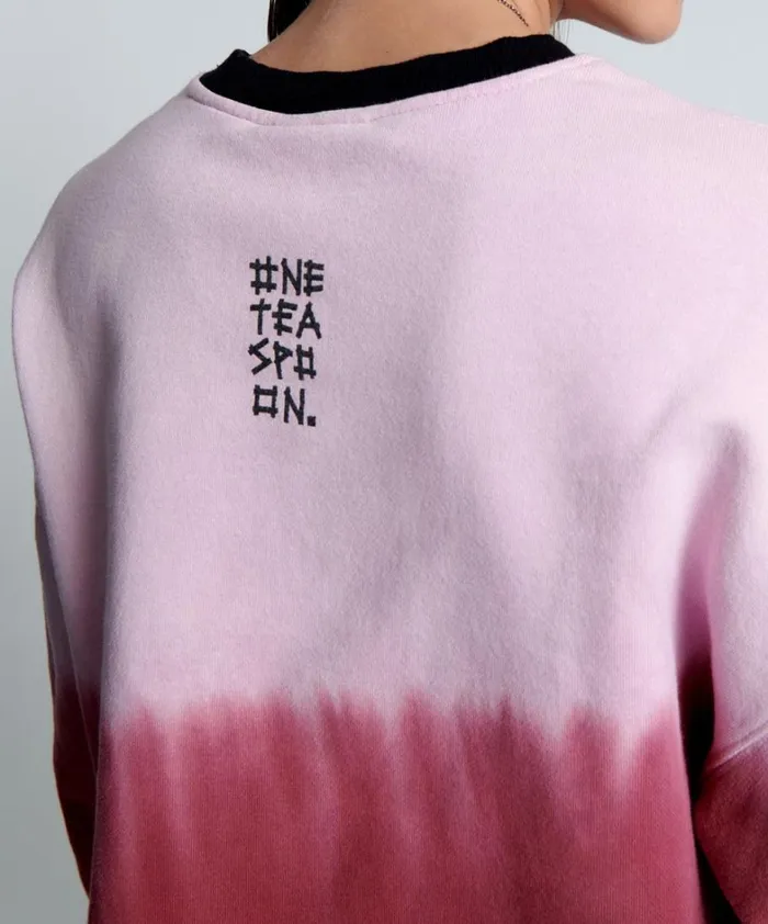 One Teaspoon Hoodies And Sweats FROM THE STARS DIPPED CROPPED SWEATER 8211 Women One Teaspoon Hoodies And Sweats FROM THE STARS DIPPED CROPPED SWEATER 8211 Women