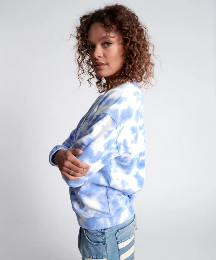 One Teaspoon Hoodies And Sweats LOVE YOURSELF SOS TIE DYE SWEATER 8211 Women One Teaspoon Hoodies And Sweats LOVE YOURSELF SOS TIE DYE SWEATER 8211 Women