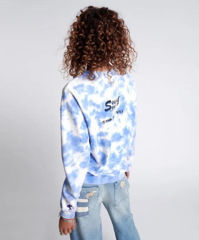 One Teaspoon Hoodies And Sweats LOVE YOURSELF SOS TIE DYE SWEATER 8211 Women One Teaspoon Hoodies And Sweats LOVE YOURSELF SOS TIE DYE SWEATER 8211 Women
