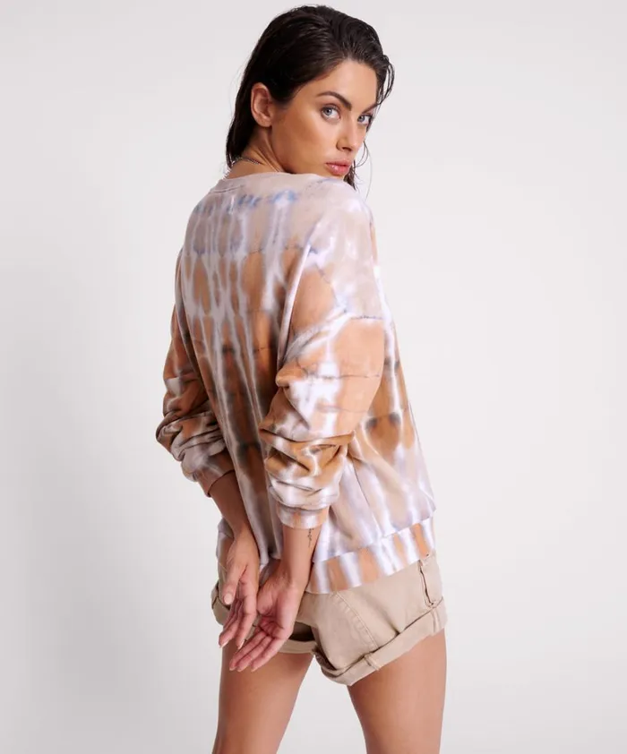 One Teaspoon Hoodies And Sweats MIRAGE HAND TIE DYED FLEECE SWEATER 8211 Women One Teaspoon Hoodies And Sweats MIRAGE HAND TIE DYED FLEECE SWEATER 8211 Women