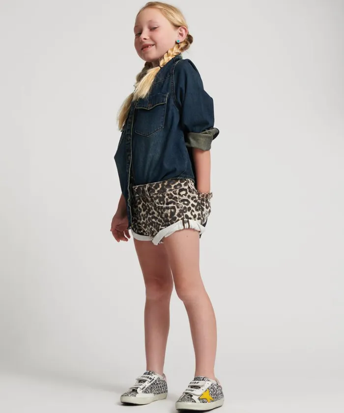 One Teaspoon Kids KIDS LEOPARD BANDITS 8211 Kids One Teaspoon Kids KIDS LEOPARD BANDITS 8211 Kids
