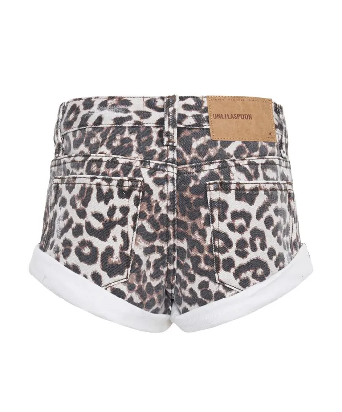 One Teaspoon Kids KIDS LEOPARD BANDITS 8211 Kids One Teaspoon Kids KIDS LEOPARD BANDITS 8211 Kids