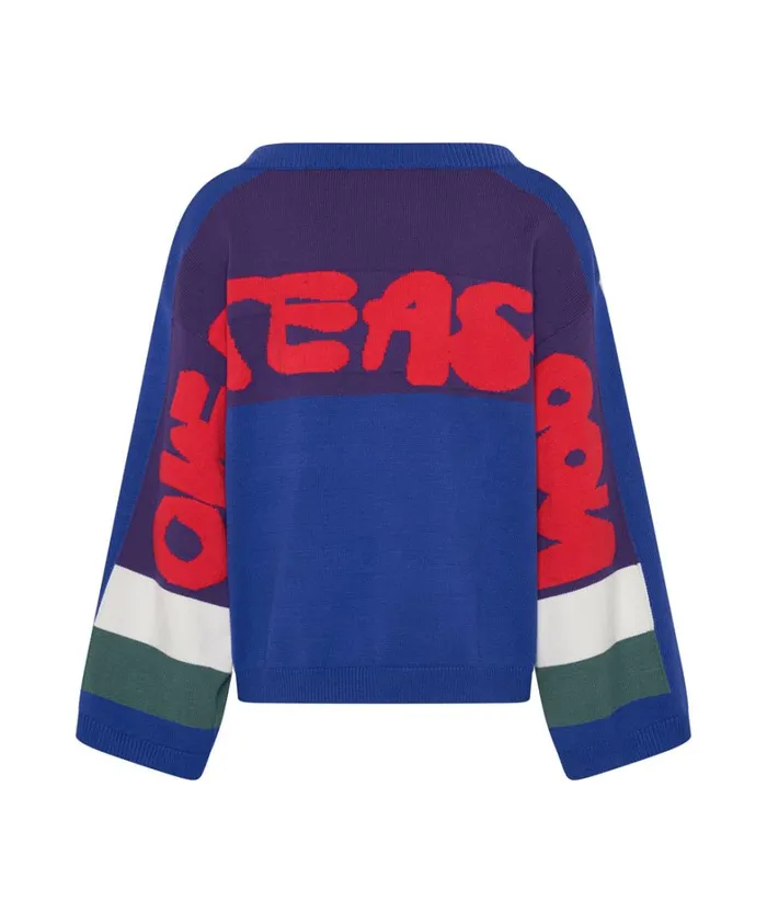 One Teaspoon Knitwear COLLEGE GRAFFITI KNIT SWEATER 8211 Women One Teaspoon Knitwear COLLEGE GRAFFITI KNIT SWEATER 8211 Women