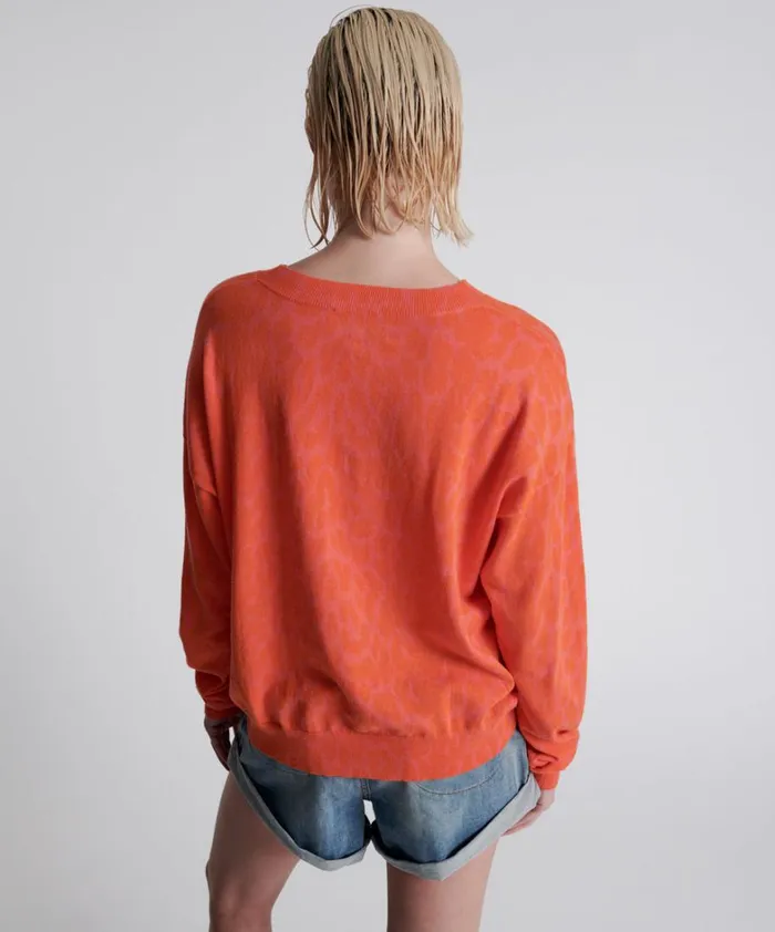 One Teaspoon Knitwear NEON LEOPARD KNIT SWEATER 8211 Women One Teaspoon Knitwear NEON LEOPARD KNIT SWEATER 8211 Women