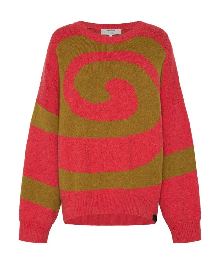 One Teaspoon Knitwear VORTEX KNIT SWEATER BROWN 8211 Women One Teaspoon Knitwear VORTEX KNIT SWEATER BROWN 8211 Women
