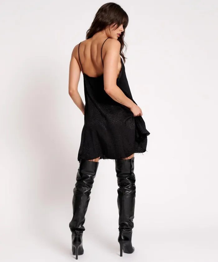 One Teaspoon Mini Dresses BLACK ANGEL DELIRIOUS SLIP DRESS 8211 Women One Teaspoon Mini Dresses BLACK ANGEL DELIRIOUS SLIP DRESS 8211 Women