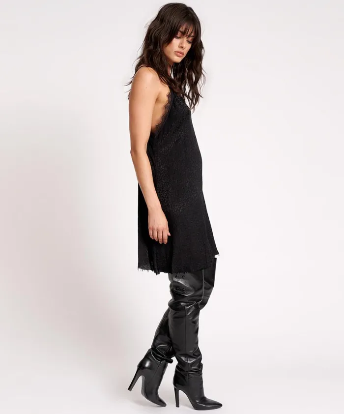 One Teaspoon Mini Dresses BLACK ANGEL DELIRIOUS SLIP DRESS 8211 Women One Teaspoon Mini Dresses BLACK ANGEL DELIRIOUS SLIP DRESS 8211 Women