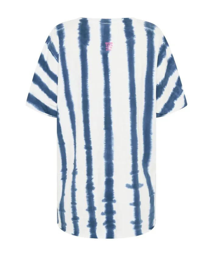 One Teaspoon Tees and Tanks ORGANIC HAND PAINTED STRIPE UNISEX TEE 8211 Women One Teaspoon Tees and Tanks ORGANIC HAND PAINTED STRIPE UNISEX TEE 8211 Women