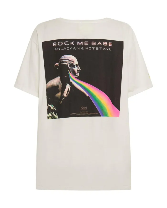 One Teaspoon Tees and Tanks ROCK ME BABE SOS UNISEX TEE 8211 Women One Teaspoon Tees and Tanks ROCK ME BABE SOS UNISEX TEE 8211 Women
