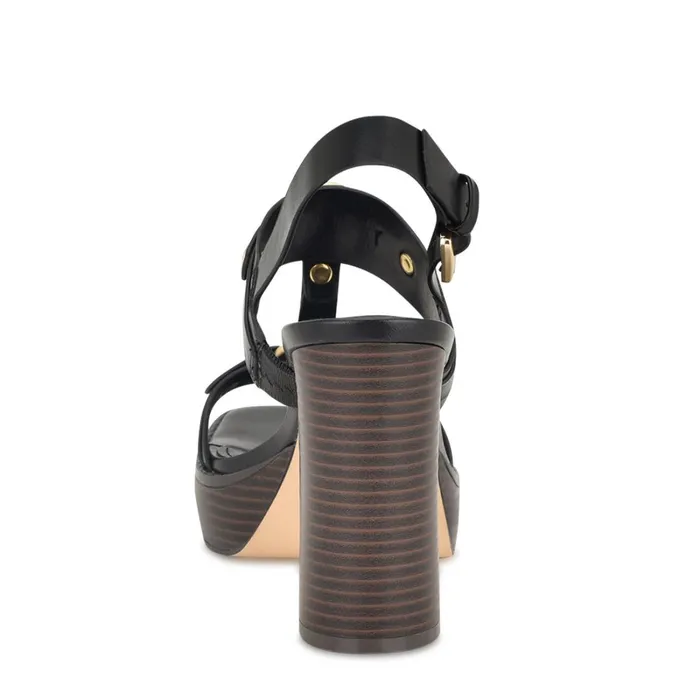 Opell Tailored Platform Sandals Black Women Nine West Sandals