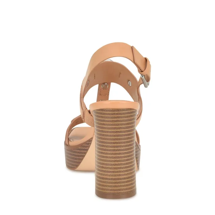 Opell Tailored Platform Sandals Light Natural Women Nine West Sandals