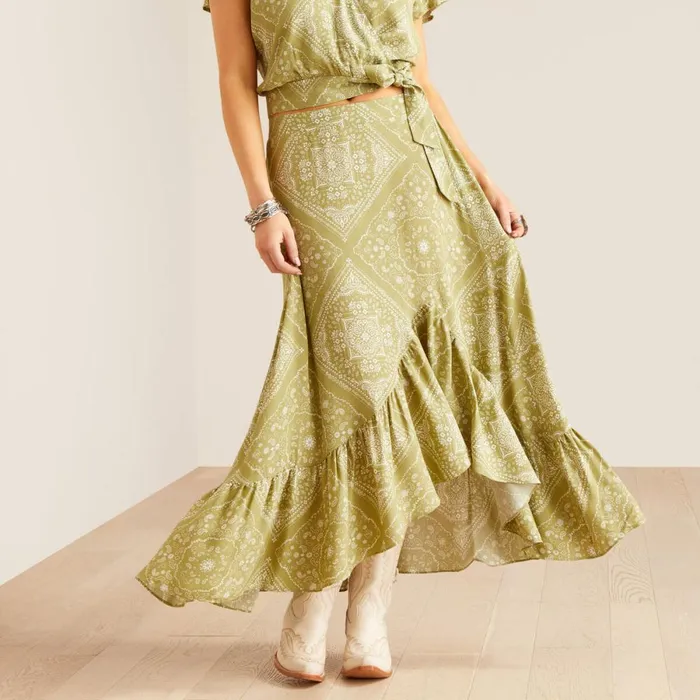 Osage Skirt Bandana Print Women Ariat Dresses and Skirts