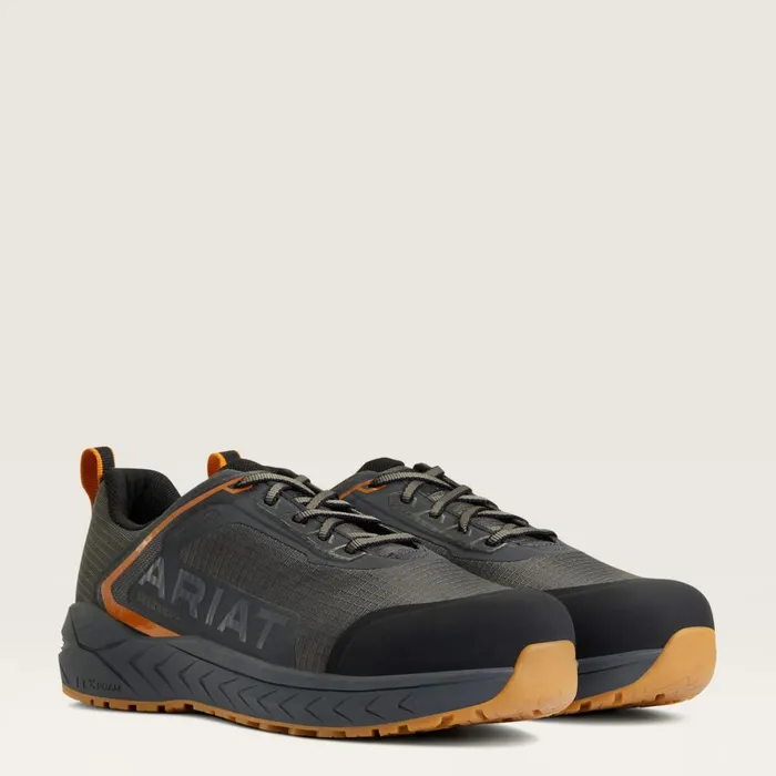 Outpace Composite Toe Safety Shoe Gunmetal Men Ariat Work Boots