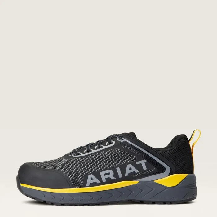 Outpace SD Composite Toe Safety Shoe Charcoal Men Ariat Work Boots Outpace SD Composite Toe Safety Shoe Charcoal Men Ariat Work Boots