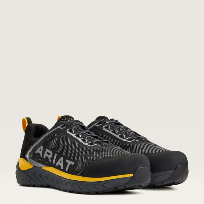 Outpace SD Composite Toe Safety Shoe Charcoal Men Ariat Work Boots Outpace SD Composite Toe Safety Shoe Charcoal Men Ariat Work Boots