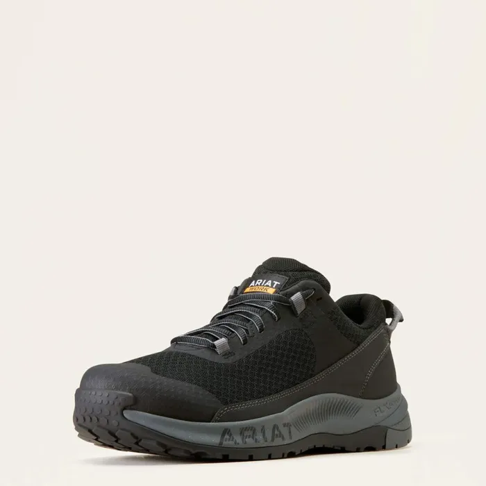Outpace Shift Composite Toe Work Shoe Black Men Ariat Work Boots